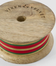 Designer Grosgrain Stripe Red, Green and Gold