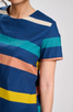 Valencia Stripe Top Navy