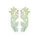 Jade Pavo Earrings