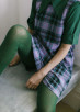 Summer Green Cotton Tights