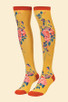 Floral Vines Long Socks