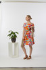 Sunnyboy print on Sadie Shift Dress by bird and blossom design studio ballarat