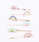 Enamel Rainbow Hair Slides