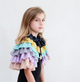 Rainbow Ruffle Cape