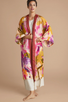 Mustard Orchid Kimono Gown