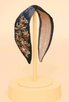 Velvet Embr Headband - Golden Wildflowers