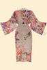 Kimono Gown - Orchid + Iris Coconut