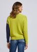 Button Detail Jumper - Lime - LC6177