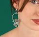 Green Earrings 9779