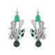 Green Earrings 9774