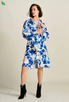 Dress - Crane Birds Blue Dress - Crane Birds Blue