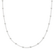 Silver Fine Ball Bead Chain 45cm 4328