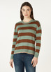 Block Stripe Crew Knit ZP7127