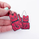 Midi Lucky Cat earrings