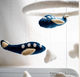 Nursery Cot Airplanes Mobile