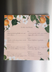 Meal Planner Notepad - Peaches