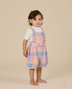 Bubble Frill Romper - Rainbow gingham