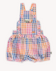 Bubble Frill Romper - Rainbow gingham