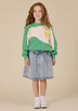 Sunshine Piped Panel Sweatshirt Sunshine Piped Panel Sweatshirt