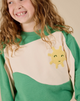 Sunshine Piped Panel Sweatshirt Sunshine Piped Panel Sweatshirt
