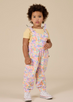Tiffany Tie Overalls - Pastel Bouquet