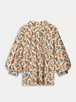 Blouse - Poplin Leopard Lush