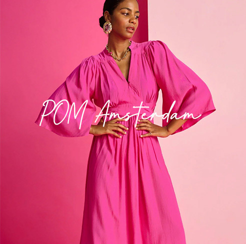 Hattie and the Wolf is an exclusive stockist of POM Amsterdam fashion house. Sustainable and eco friendly fashion for the colour lover. We ship worldwide.