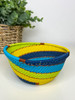 Telephone wire Small Triangle Bowl - Bohemian Blue