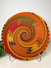 Telephone Wire Round Tray - African Fire