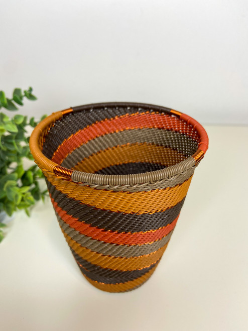 Telephone Wire Cup- African Clay