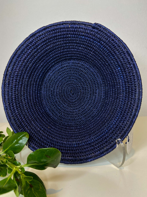 Medium Sisal Basket - Blue