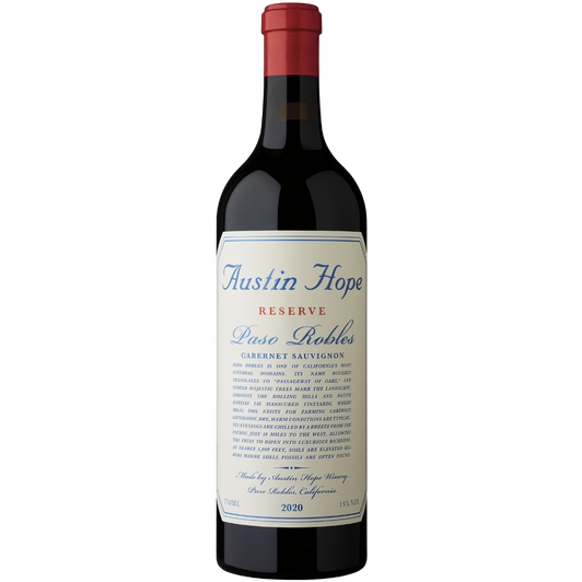 Austin Hope
Reserve Cabernet Sauvignon 2022 12-pack