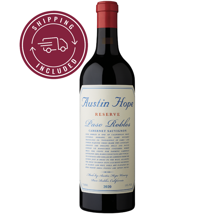 Austin Hope Reserve Cabernet Sauvignon 2022 12-Pack