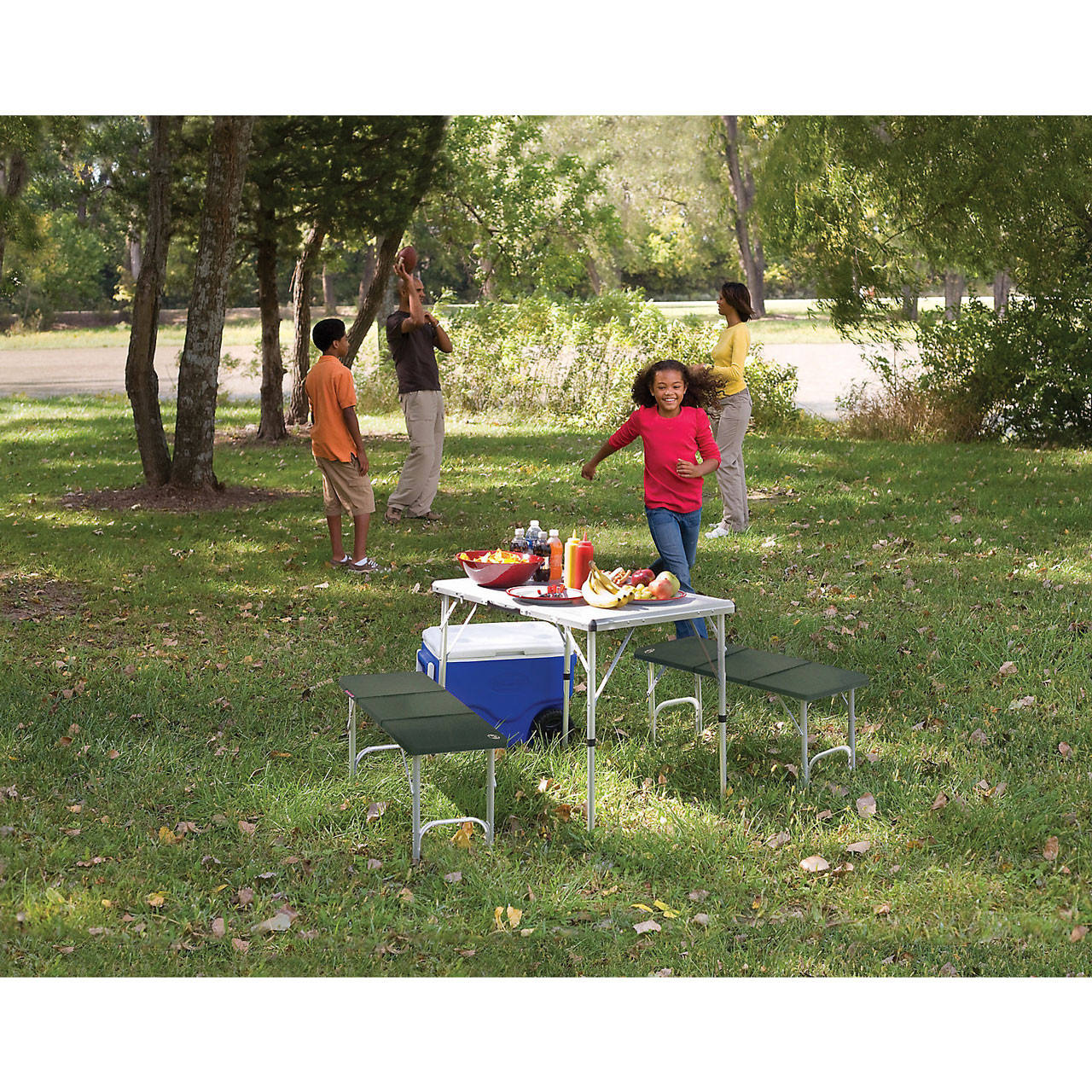 Coleman Pack Away Table For 4 From Camperite Leisure   205584 4  03055.1684749924 