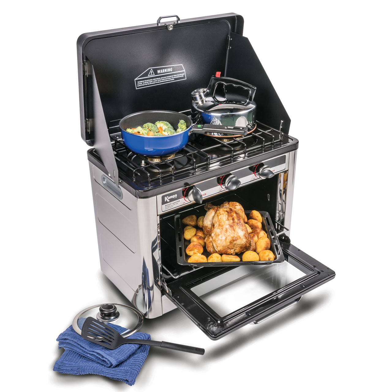 kampa roast master portable gas cooker