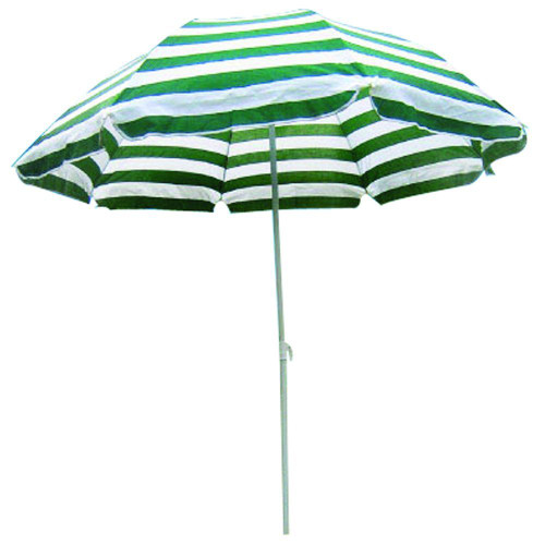 Redwood 1.7m Green Striped Tilting Parasol 