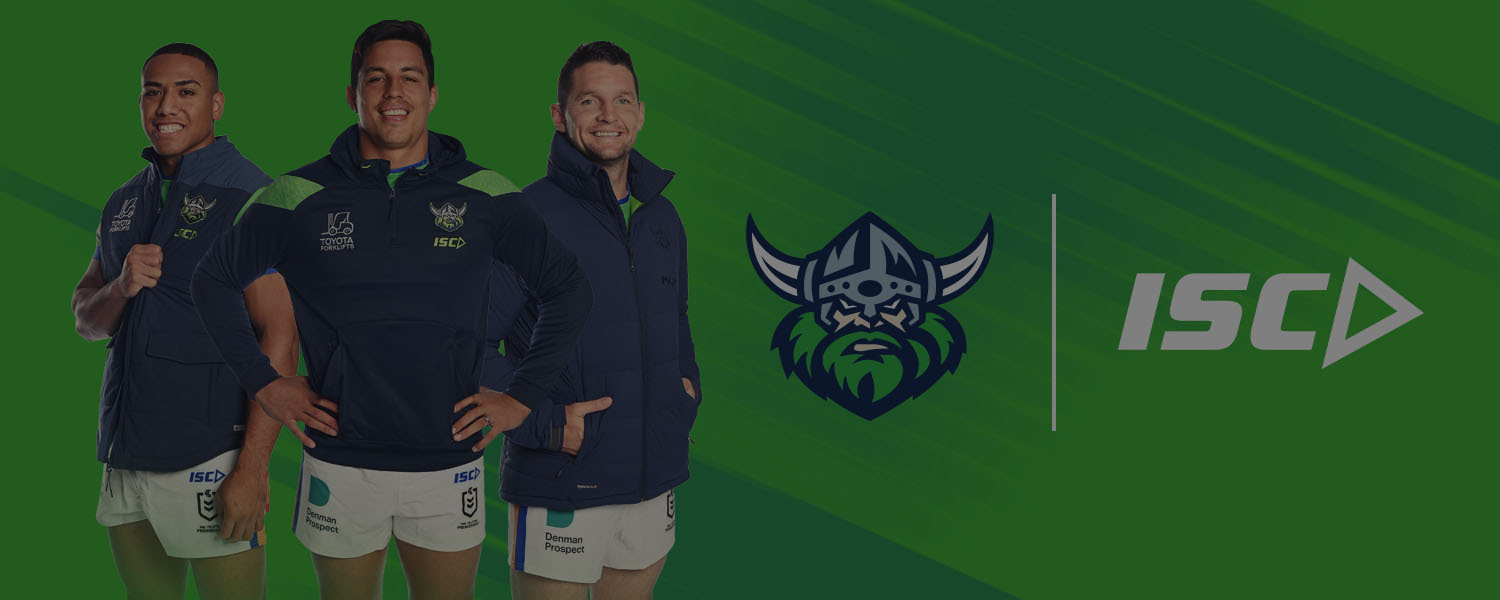 ISC Sport partner with Canberra Raiders