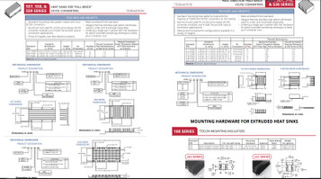 Wakefield Thermal 36.8MM DC/DC Quarter Brick Heatsink - 547-24AB Diagram Wakefield Thermal 36.8MM DC/DC Quarter Brick Heatsink - 547-24AB Diagram