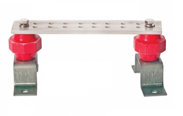 Wakefield Thermal 6.35X50.8X254MM 16-Hole Ground Bar Kit - SCGB-1-T-KT Wakefield Thermal 6.35X50.8X254MM 16-Hole Ground Bar Kit - SCGB-1-T-KT