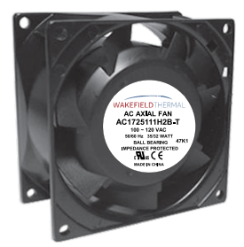 Wakefield Thermal 80MM x 80MM x 25MM AC Fan - AC08025220H2B-W/T