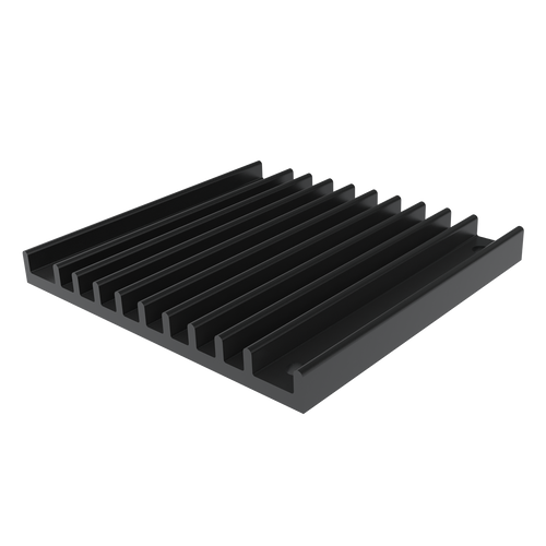 Wakefield Thermal Heatsink Half Brick DC/DC Aluminum - 527-24AB-ME
