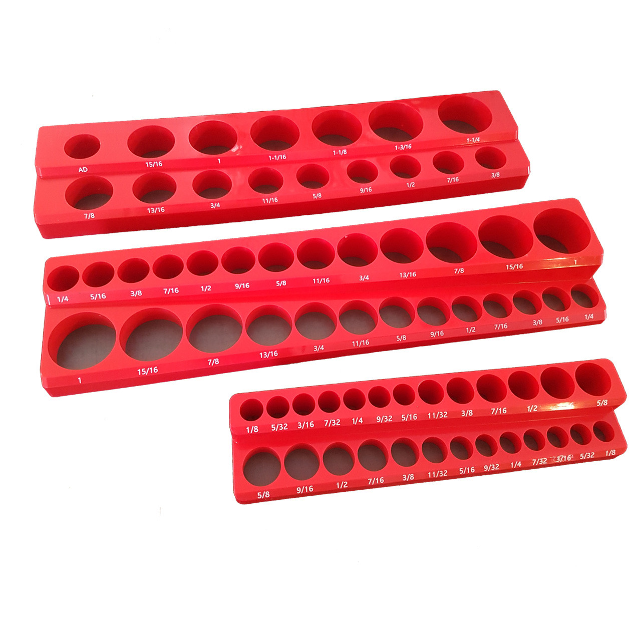 3-Piece Magnetic Socket Organizer Set