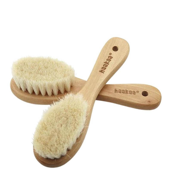 Haakaa Goats Wool Wooden Hairbrush