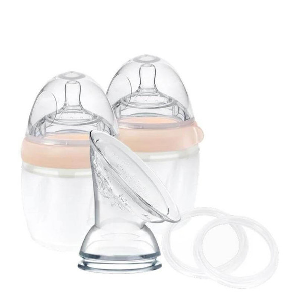 Haakaa Silicone Pump and Bottle Pack nude