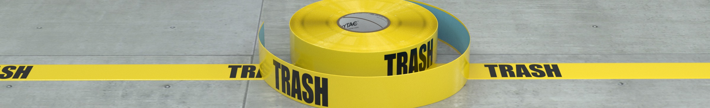 Trash and Recycling Inline Tape Trash and Recycling Inline Tape