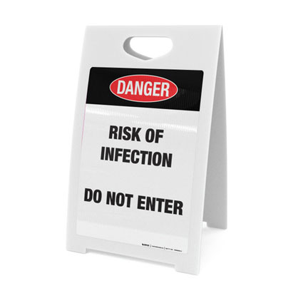 Danger A-Frame Signs