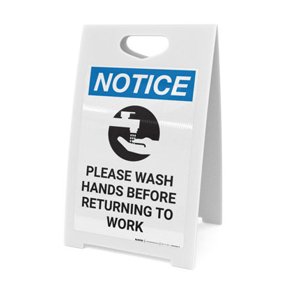 Notice A-Frame Signs