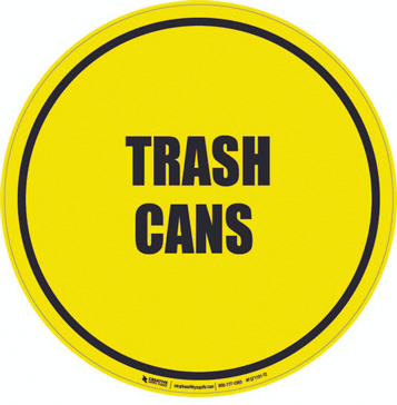 Trash Can Signs