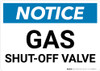 Notice: Gas Shut Off Valve Landscape Notice: Gas Shut Off Valve Landscape