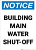 Notice: Building Main Water Shut-Off Portrait Notice: Building Main Water Shut-Off Portrait